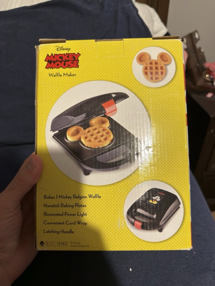 Disney Mickey Mouse Belgian Waffle Maker