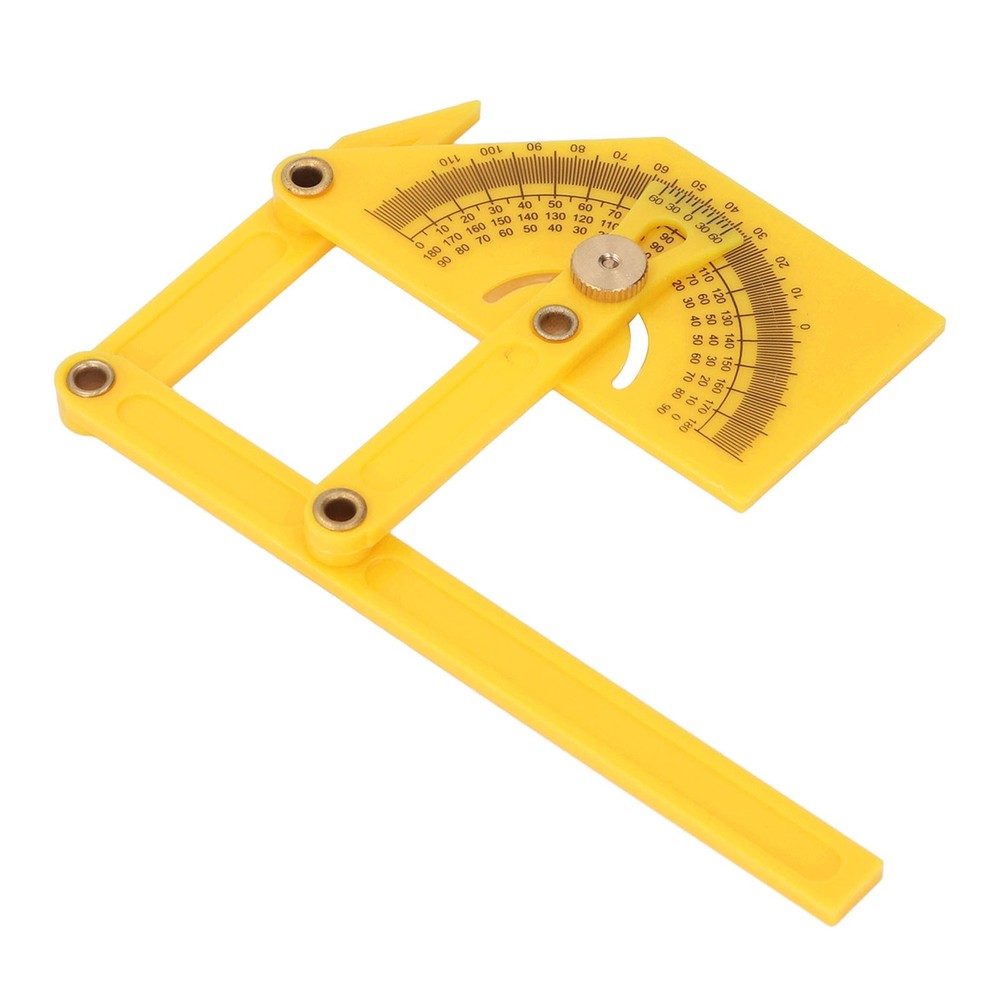 0-180 Degree Plastic Protractor Angle Finder Woodworking Measuring Tool