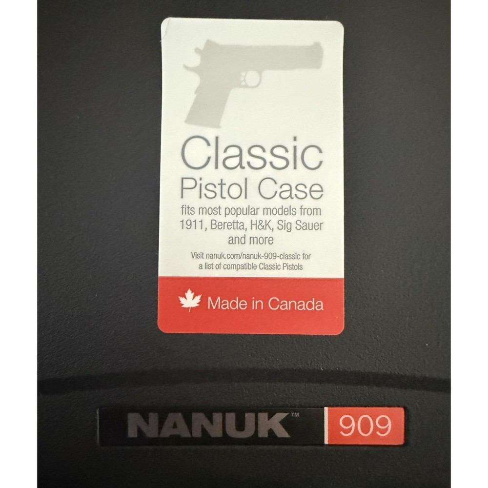 Nanuk 909 Classic Pistol Case