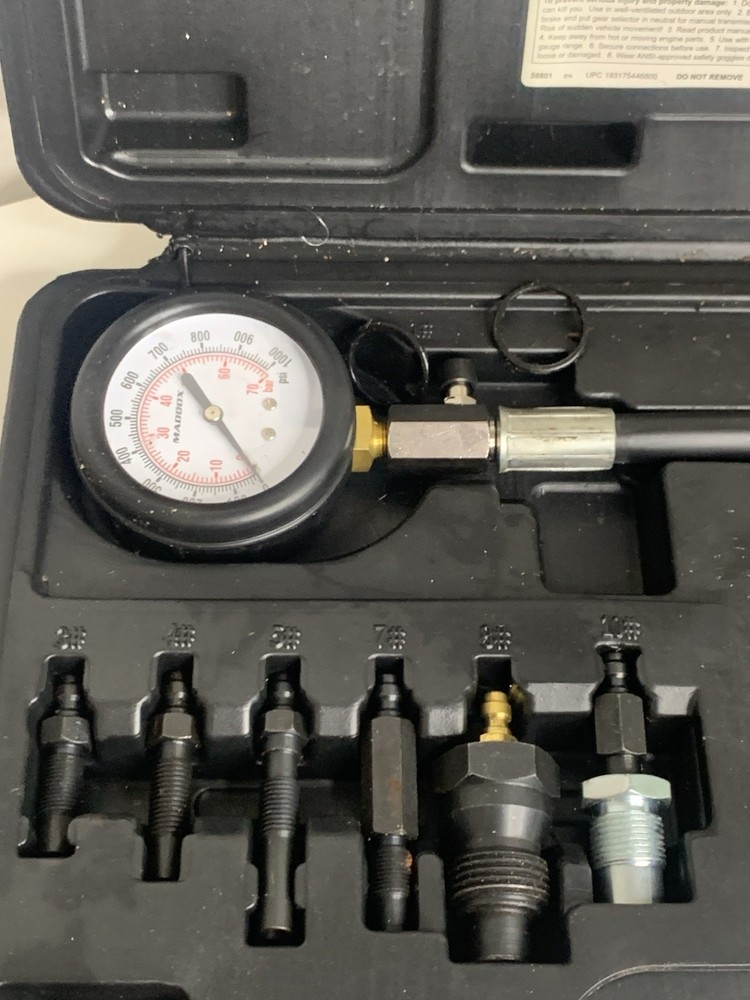 Pittsburgh Automotive Compression Kit & Maddox Deluxe Diesel Compression Kit