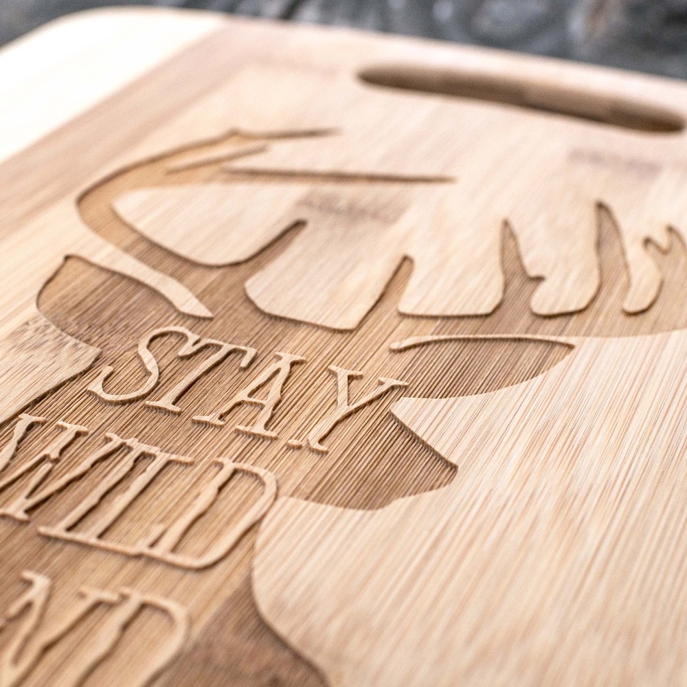 Stay Wild and Free Deer Cutting Board
