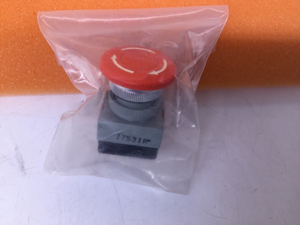 Red Emergency Off Button with Idec 41-10650