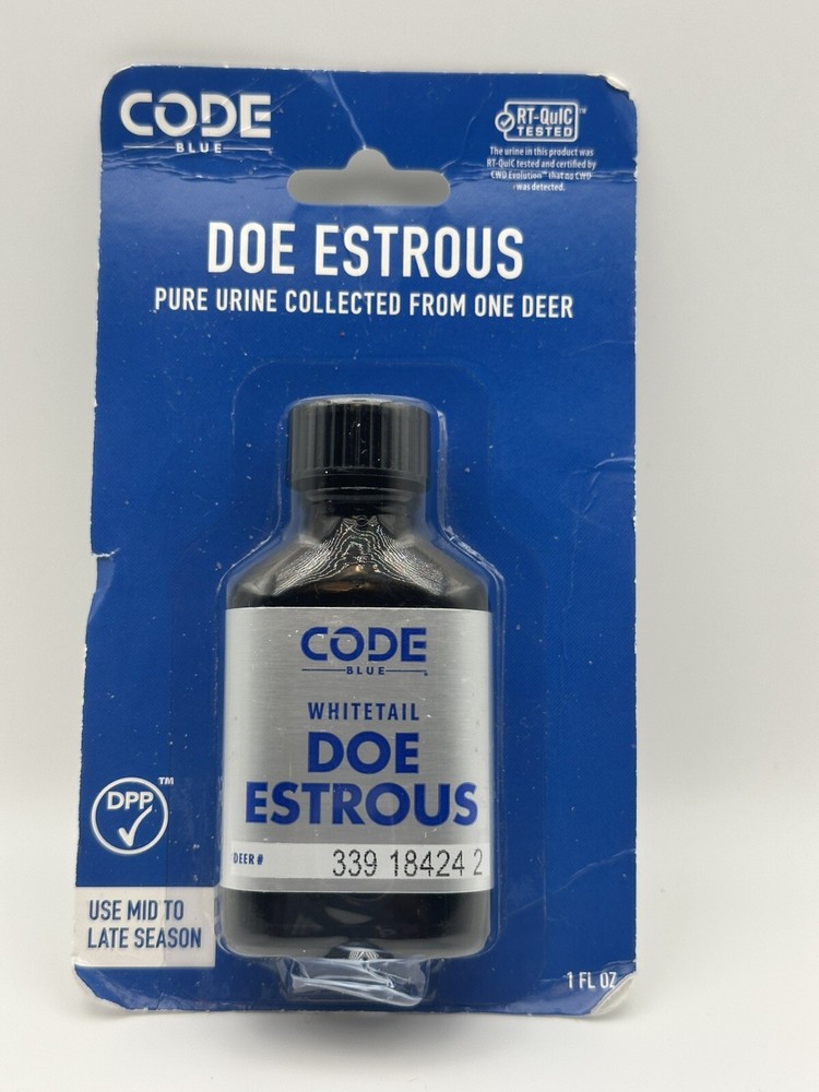 Code Blue Doe Estrous - NEW IN PACKAGE - 100% Pure From One Deer DPP✅