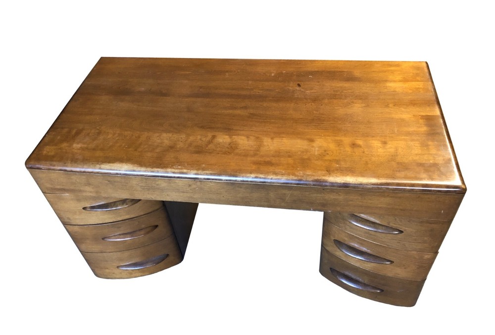 Heywood Wakefield Desk Midcentury Modern Solid Wood