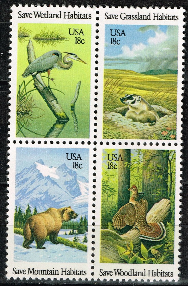 US Fauna Wild Animals 1981 MNH