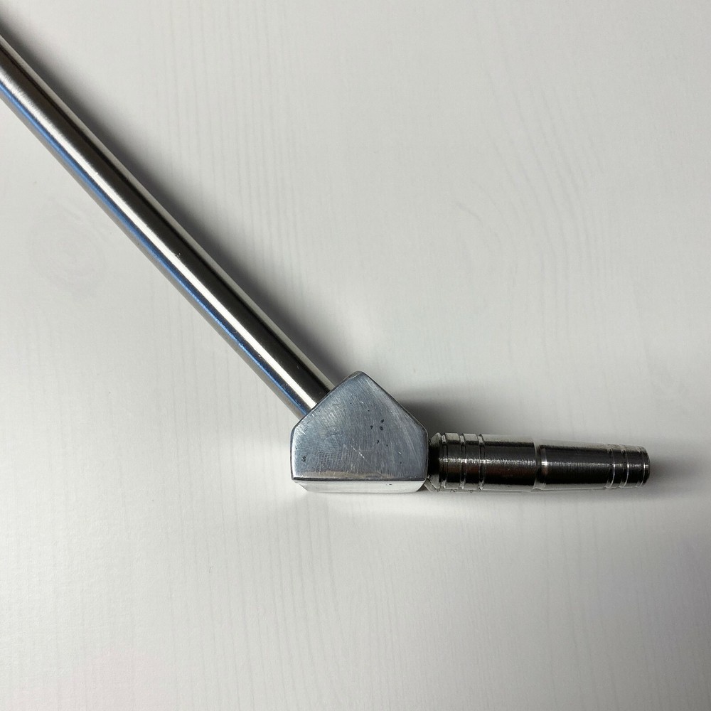 Rape Rapé Sniffing Pipe Applicator Double Action Titanium Stainless Steel