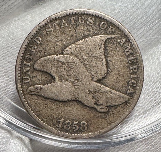 1858 Flying Eagle Cent Small Letters