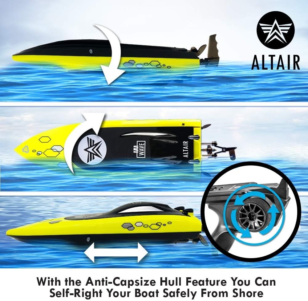 Altair AA101 Wave RC Remote Control Boat for Pools & Lakes