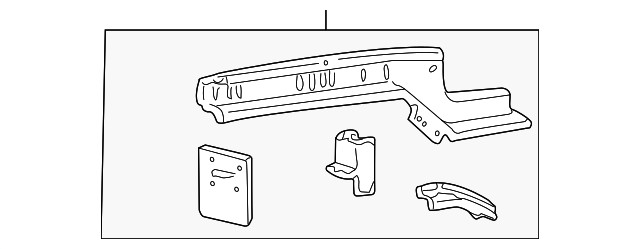 Genuine Ford Frame Side Member 3W4Z-5410009-AA