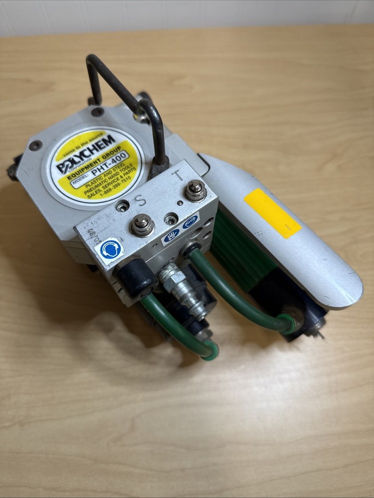 PolyChem PHT-400 1/2" Plastic Strap Strapping Machine Pneumatic Air Power