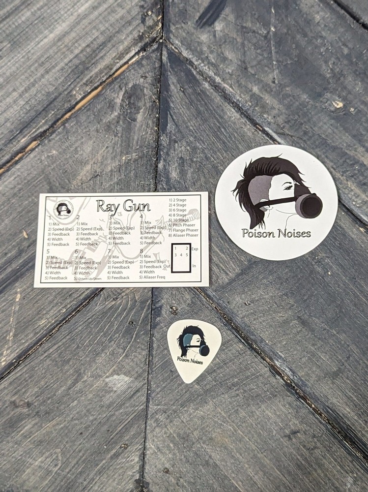 Poison Noises Ray Gun Phaser Effect Pedal