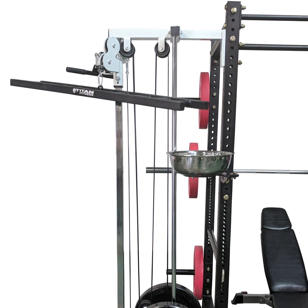 Titan Fitness Multi-Grip Cable Machine Attachment, Lat Pull Down Accessory