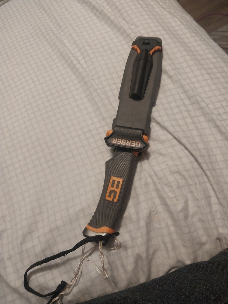 Gerber Bear Grylls Ultimate Survival Knife with firestarter.