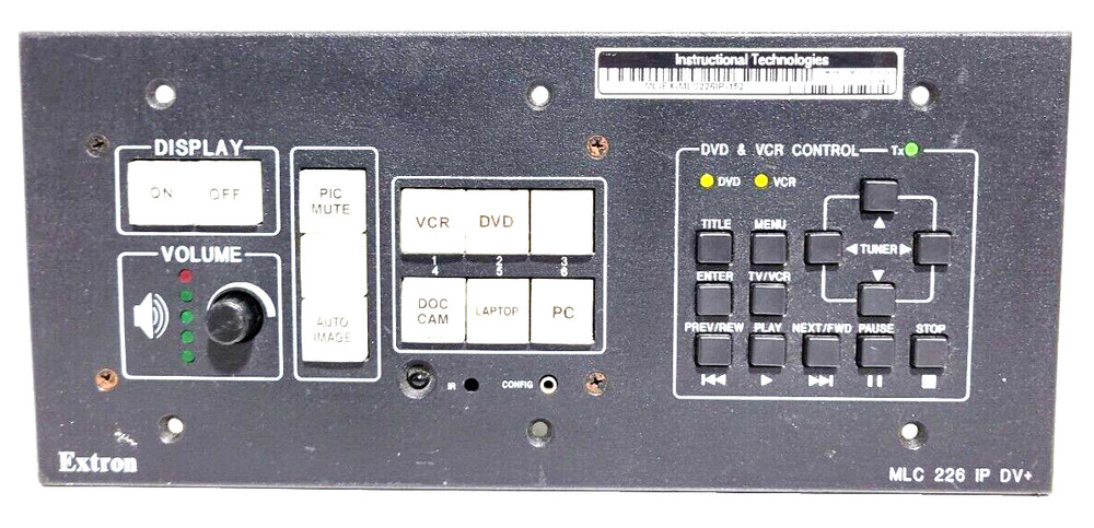 Extron MLC 226 IP DV+ Multi Use Panel MLC 226 IP MediaLink Controller