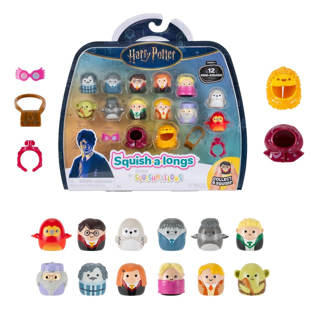 Squish-a-Longs “Harry Potter” Mini-Squish + Accessory One Size, Multicolor
