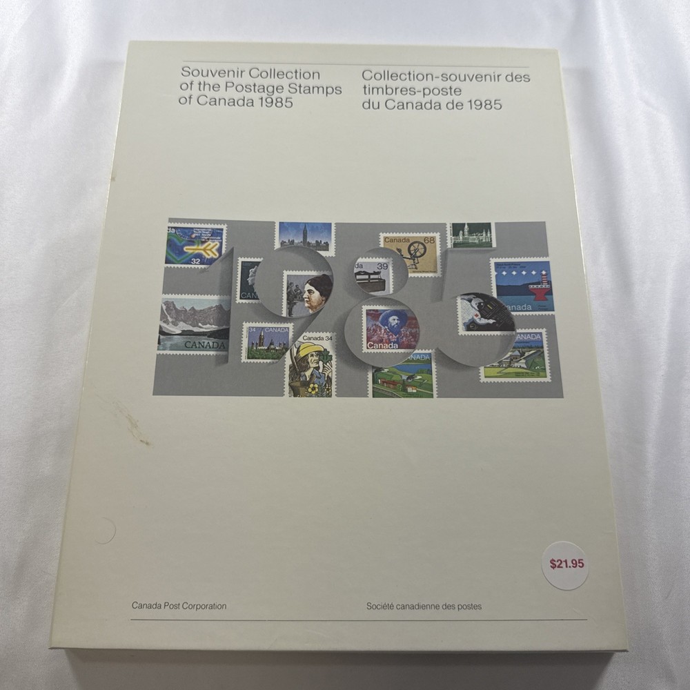1985 Canada Post Yearbook Annual Official Stamp Issues - COMPLETE & MNH Set