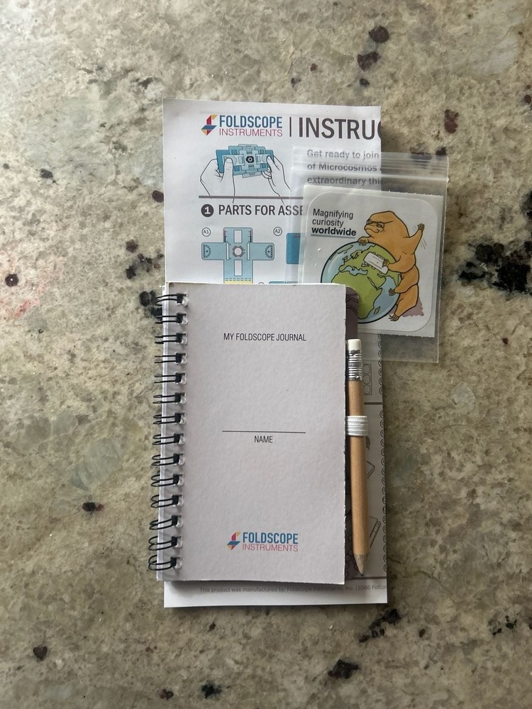 Foldscope Instruments Microscope Set In Original Box. Brand New Never Used