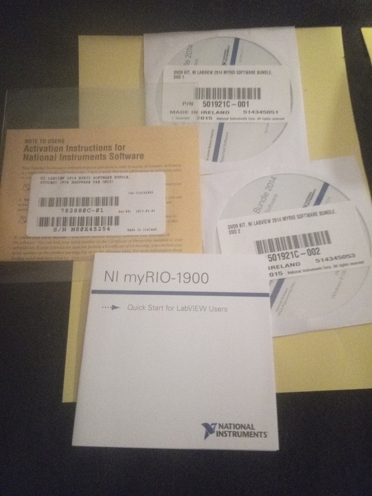 MyRio Part #1900 NI