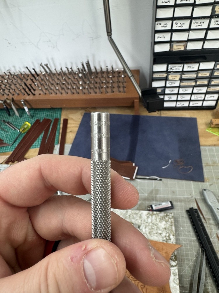 Ray Hackbarth Leather Basket Stamp Tool