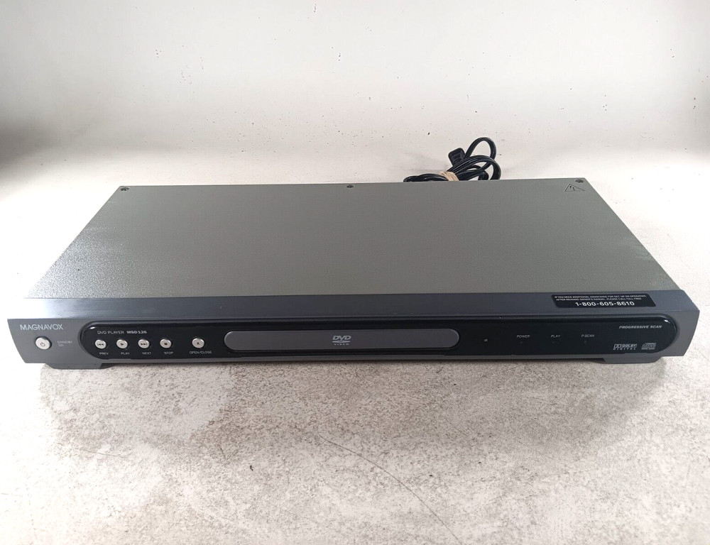 Magnavox DVD Player MSD126 No Remote Control
