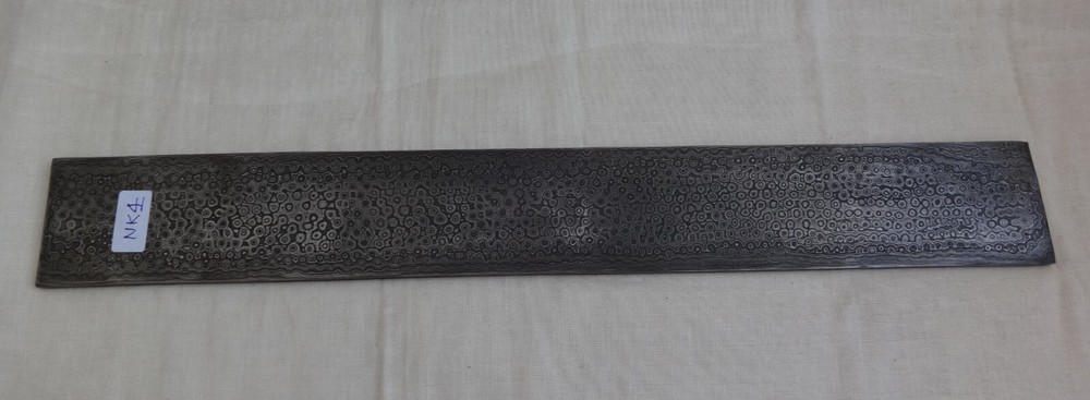 Custom Damascus steel Ring pattern Billet for knife making supply 40.5cm