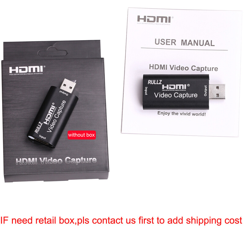 Mini Micro Camera PS4 Switch USB HDMI Video Capture Card Record & Live Streaming