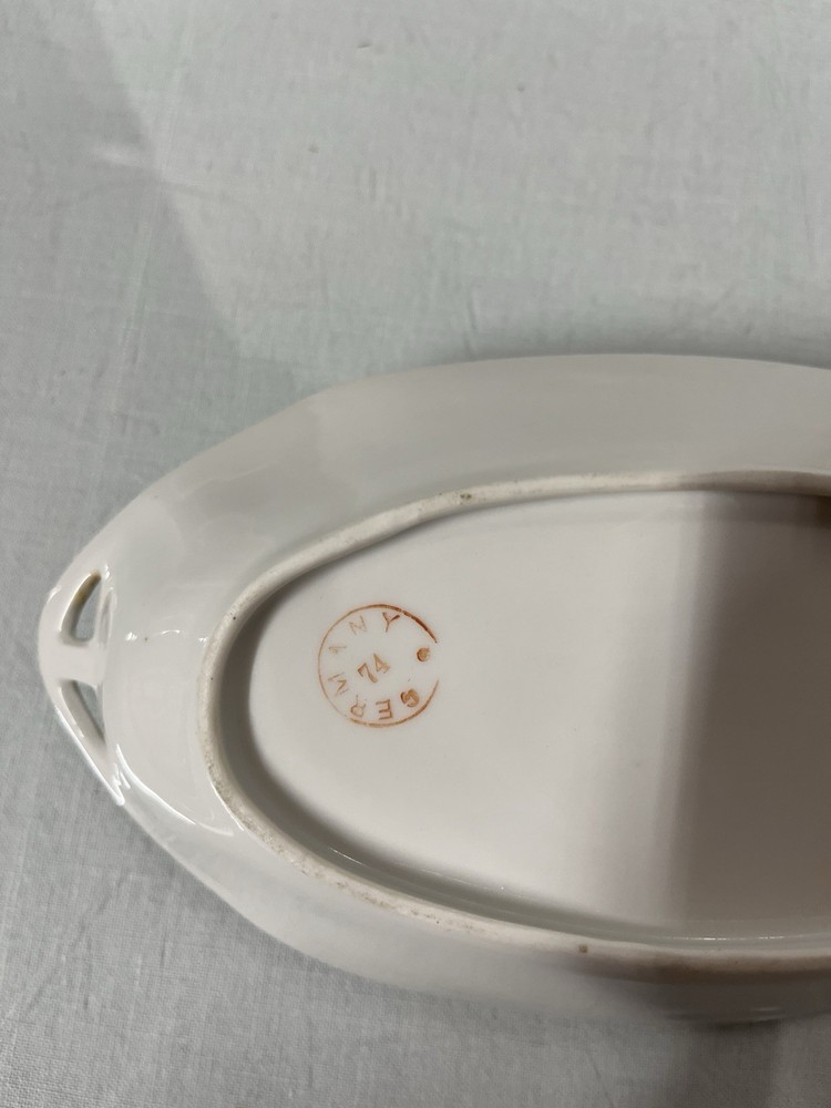 Germany Floral Handled Dish