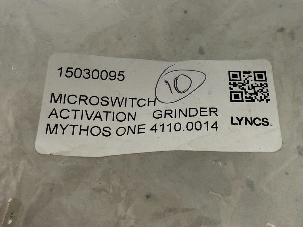 Mythos One Micro Switch 15030095 Activation Grinder NEW