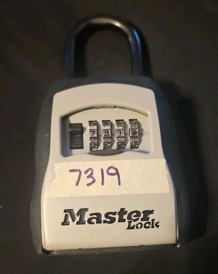 Master Lock Key Lock Box Safe Code Realtors Short-Term Rentals, AO38
