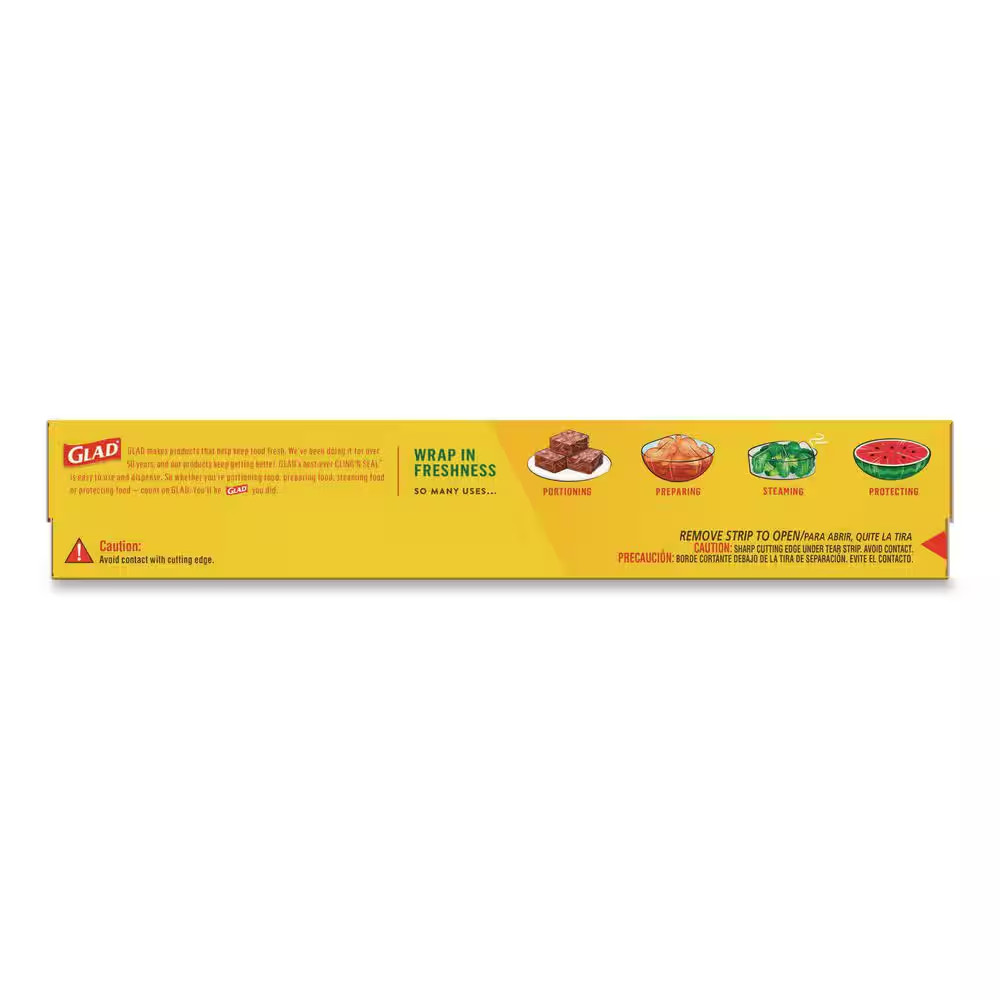 12 In. X 200 Ft. Clear Plastic Cling Wrap (12-Case)