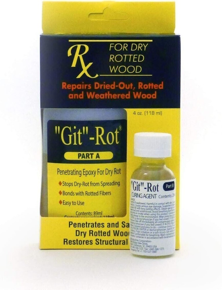 Boat Life Git-Rot Penetrating Epoxy Kit, 4-Ounce