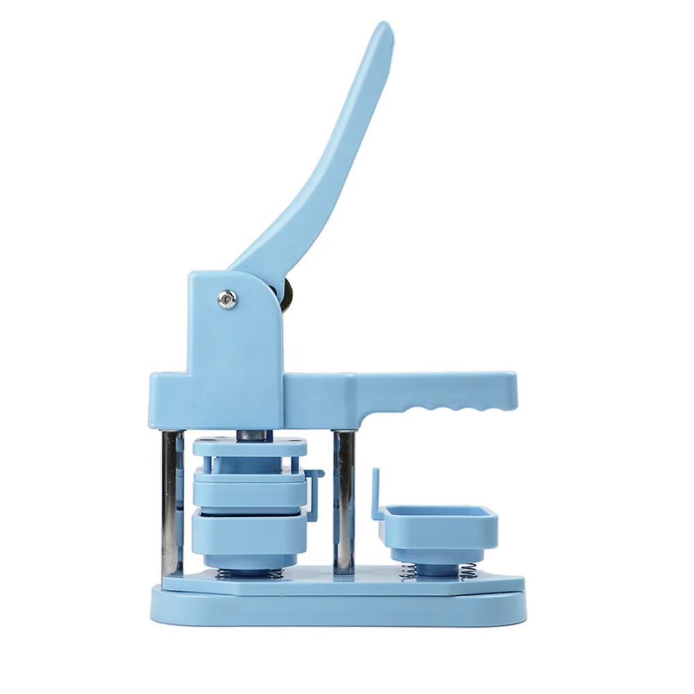 50mm Blue Square Fridge Magnet Making Machine and 200 Set Fridge Magnet Material