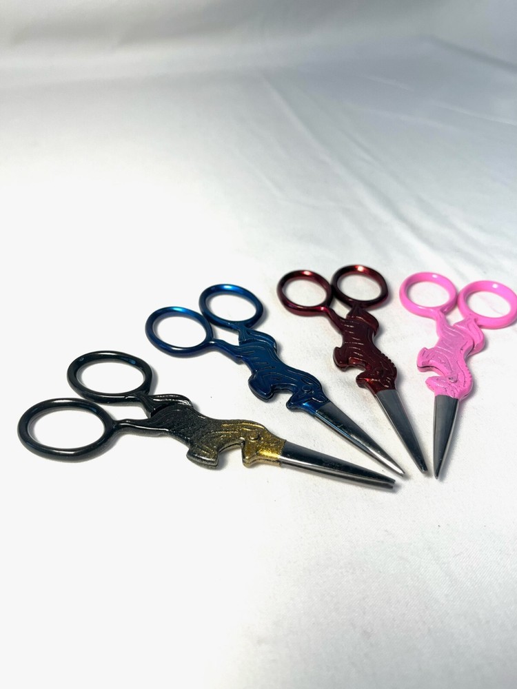 Unicorn Needlepoint Scissors