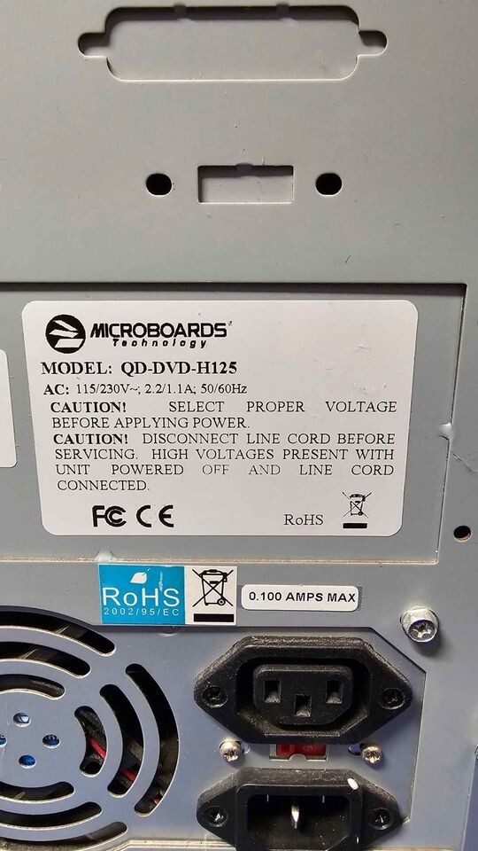 Microboards Technology Qb-DVD-125 DVD Duplicator