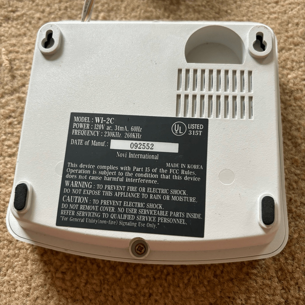 Novi Intercom Model WI-2C