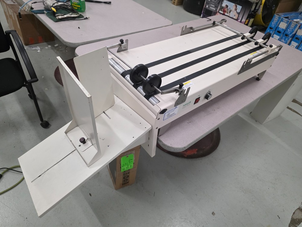 Reconditioned Hasler Table Top Conveyor, 115vac
