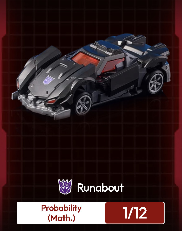 Blokees Transformers Wheels Roll Out! C01 Mini Model Kit Runabout 1/12