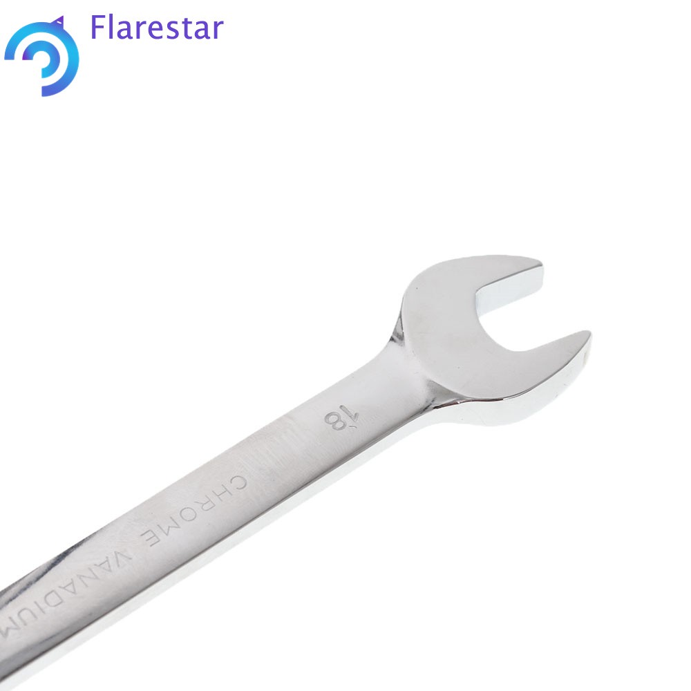 12Pcs Reversible Ratchet Wrench Ratcheting Socket Spanner Nut Tools 8‑19mm