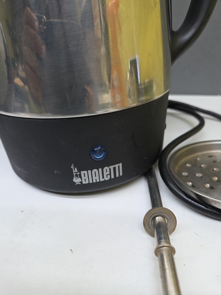 Bialetti DK04B 4 Cup Coffee Pot Percolator - Intertek 35009