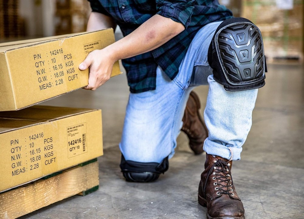 Professional Knee Pads with Adjustable Straps - Comfort & Safety for Work