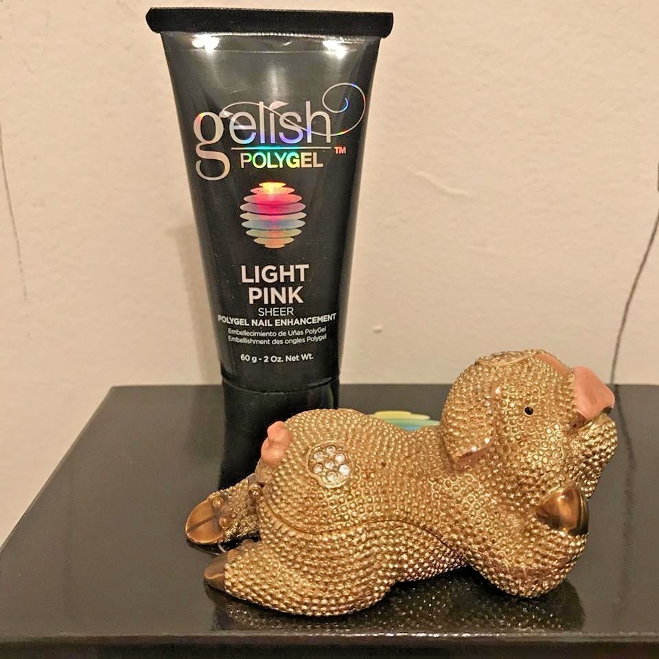 Gelish PolyGel Light Pink Sheer 2 oz