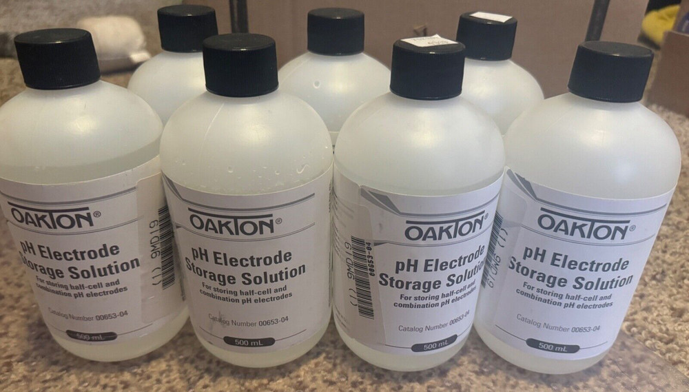 7 Pack ~ Oakton 00653-04 Storage Solution pH And ORP 1 Pt EXP 03/24
