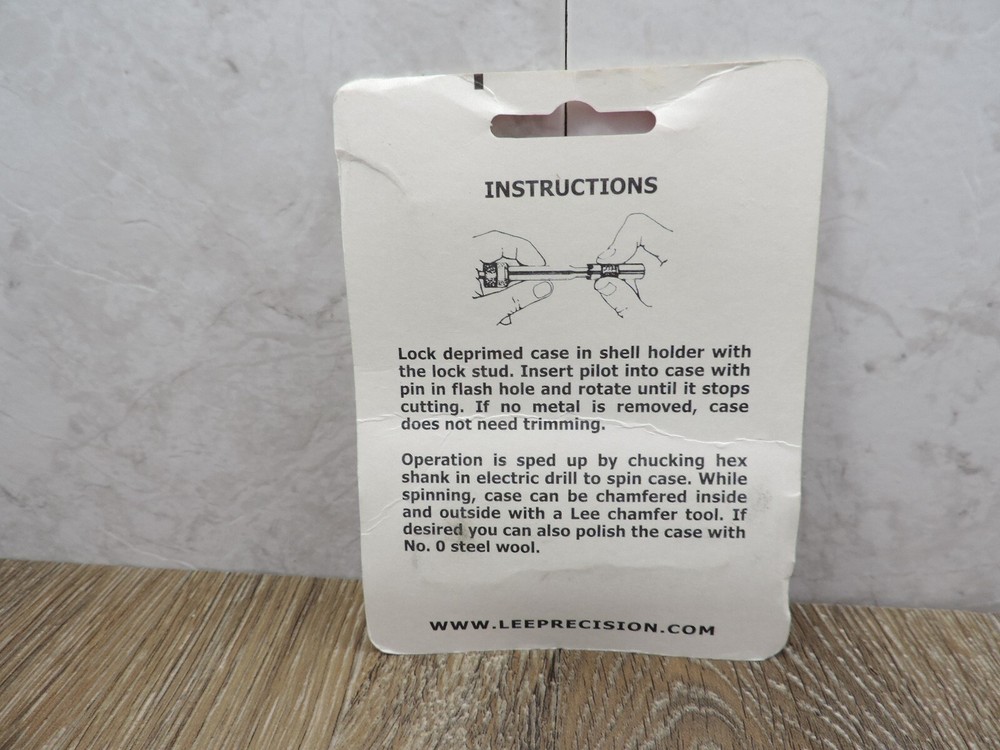 Lee Cutter & Lock Stud 1/4" Shank 90110