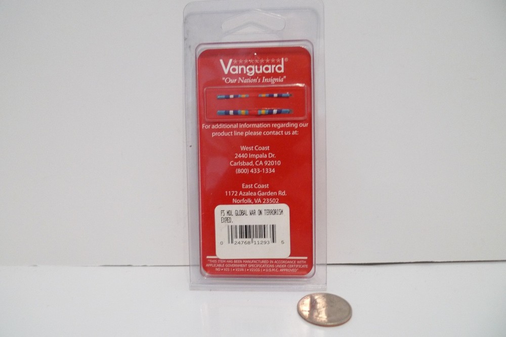 Vanguard Anodized Full Size Global War On Terrorism Service - NIP
