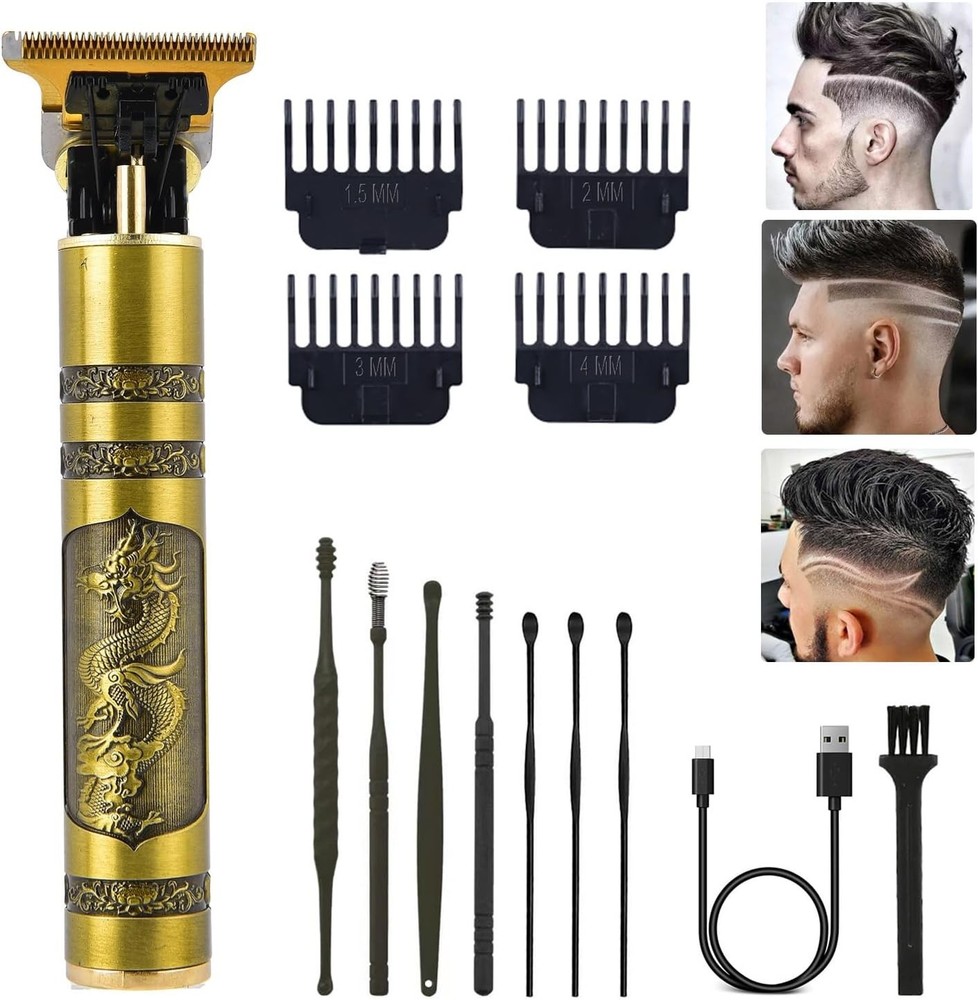 Zero Gapped Rechargeable Beard Trimmer with Guide Combs - Ultimate Grooming Tool