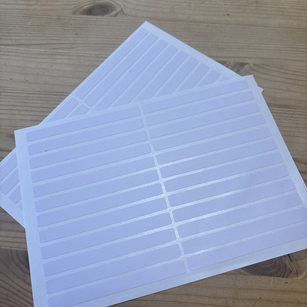 POLE FLOAT - BLANK - VINYL - 48 LABELS - WATERPROOF - POLE RIG - POLE WINDERS