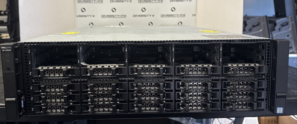 Dell EMC SCV3020 storage array + Caddies **NO DRIVES