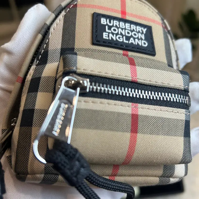 Burberry Mini Backpack Keyring / Bag Charm