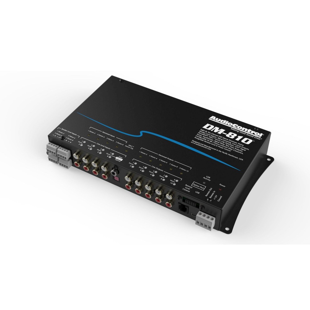 AudioControl DM-810 8 Input 10 Output DSP Matrix Processor and ACR-3 Dash Remote