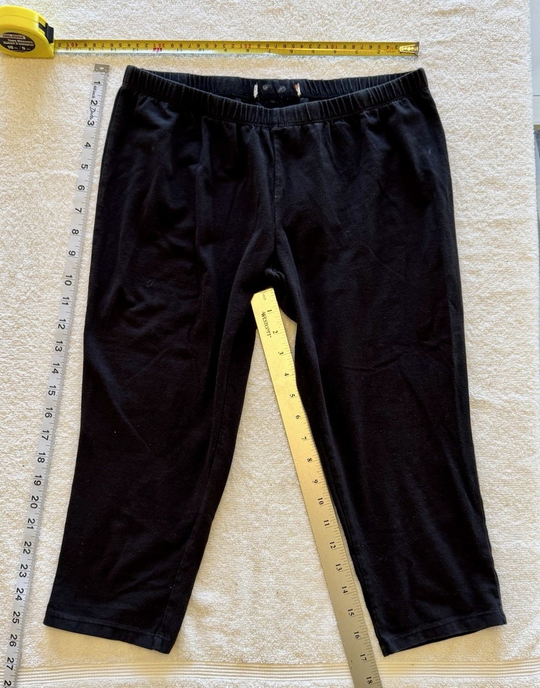 Cotton Spandex Tights 3/4 Legs Medium / Large - Soft, Super-Thin & Stretchy!